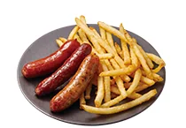 3種のソーセージ 食べ比べ&ポテト