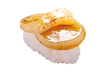 炙りたいら貝 焦がし醤油