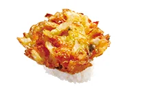 国産野菜と 白えびのかき揚げ握り （富山県産白えび使用）