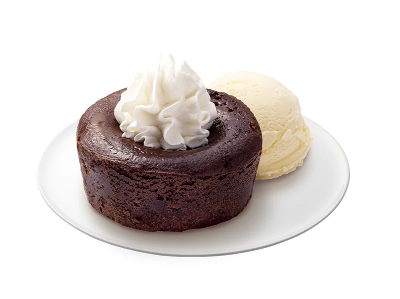 濃厚フォンダンショコラ バニラアイス添え