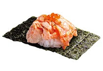 山盛り炙りとろサーモンつつみ