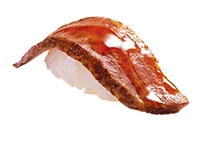 炙り鹿児島黒牛5等級握り (特製ソース)