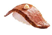 炙り佐賀牛握り （山わさびのせ）