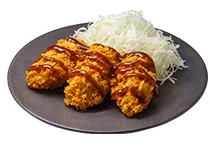 広島県産牡蠣のカキフライ3個 （お好みソース）