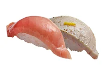 はま寿司 厳選まぐろ中とろ食べ比べ 中とろ 炙りゆず塩