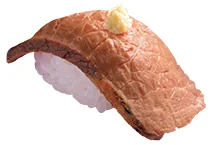 炙り黒毛和牛握り （山わさびのせ）