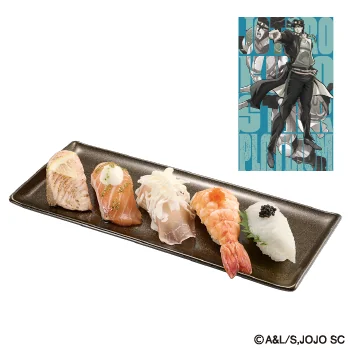 ジョジョの奇妙な冒険コラボ限定トラベルステッカー付き おすすめ彩り5種盛り