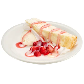 白いミルクレープのメルバ