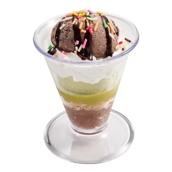 ドバイチョコ風サクッとパフェ