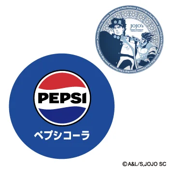 ジョジョの奇妙な冒険コラボ限定プレート付き ペプシコーラ