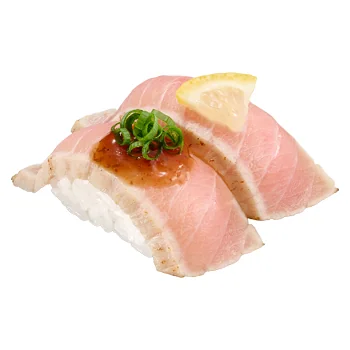 天然めばち鮪のハラモタタキ食べ比べ