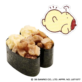 第2弾 ポムポムプリン コラボピック付き てりたま軍艦