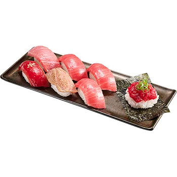 天然本鮪7貫盛り