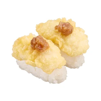 はもの天ぷらにぎり 梅肉のせ