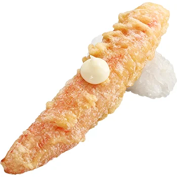 ジャンボかにカマ天にぎり