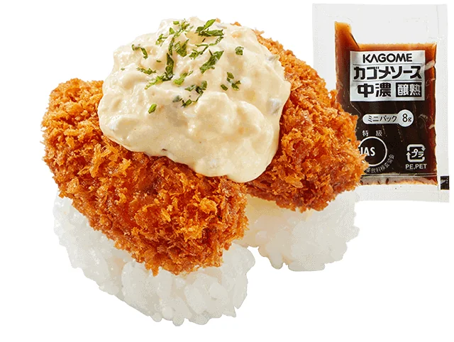 広島県産 牡蠣フライにぎり ~たまごたっぷりタルタル&ソース~