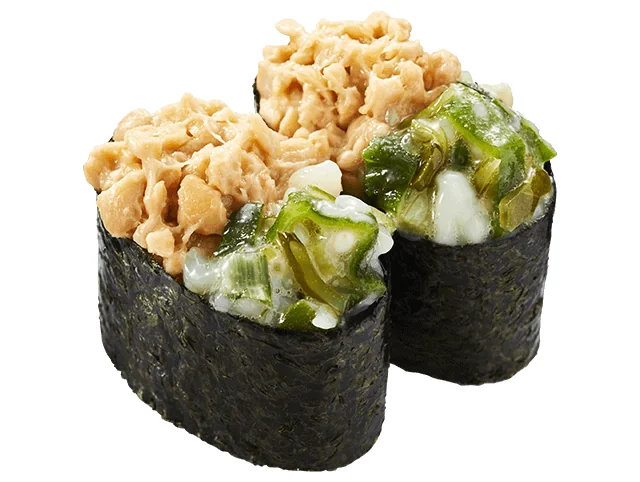 オクラいかめかぶ納豆軍艦
