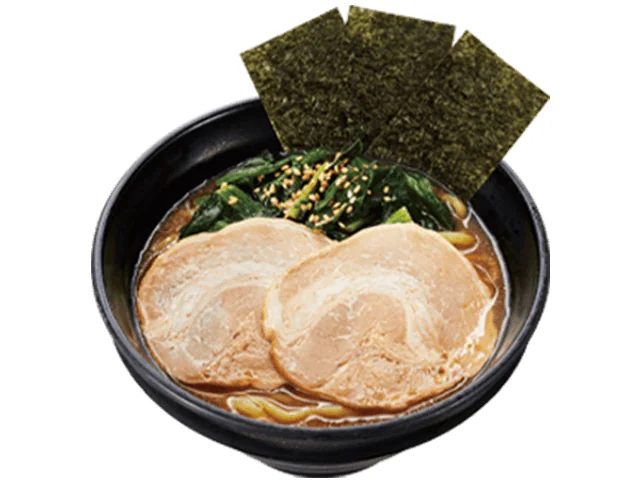 はじめ家 監修 北陸家系 豚骨醤油ラーメン 倍盛り チャーシュー＆ ほうれん草