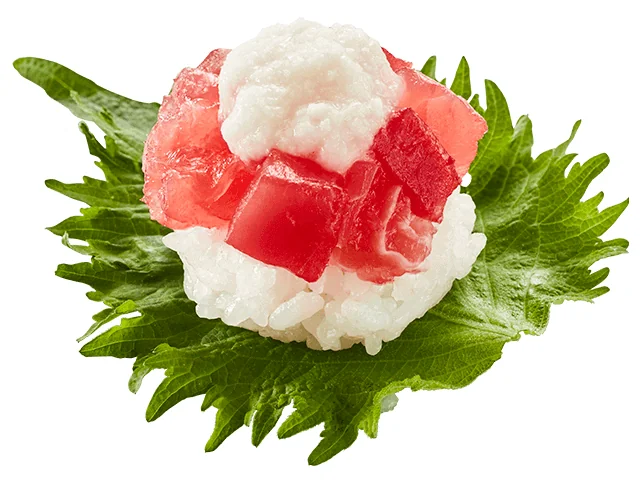 とろっとまぐろ大葉包み （とろろ）