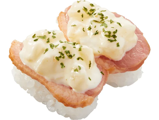 合鴨ロース ～ふじりんごのクリーミーマヨソース～