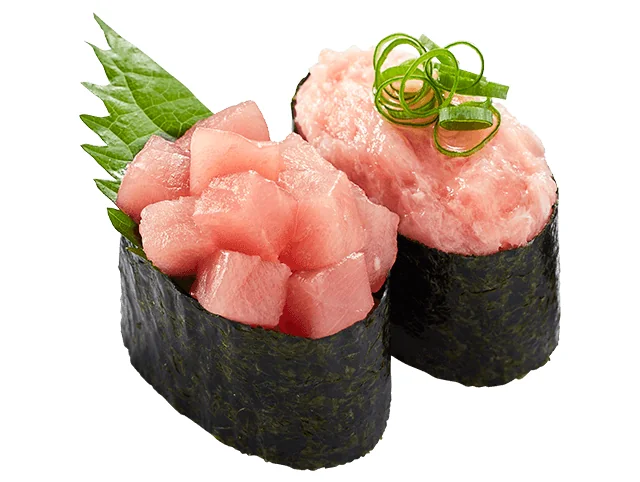 特盛みなみ鮪中とろぶつ&ねぎとろ軍艦