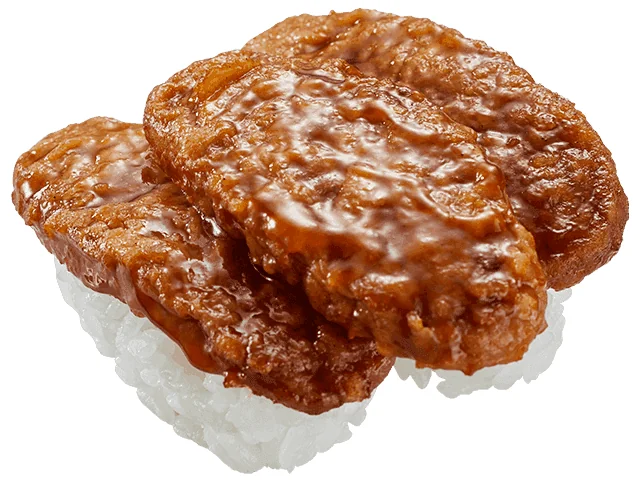 お値段そのまま ５０％増量 てりやきハンバーグ