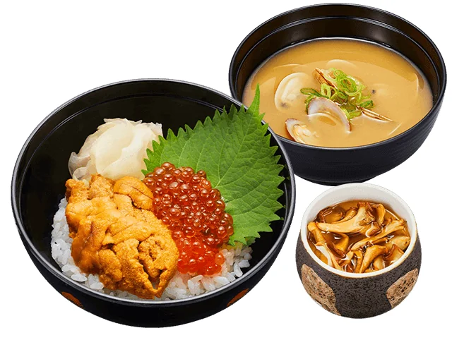 ごちそう 贅沢うに いくらの小丼セット