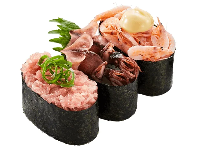 ３種の春ネタ軍艦三昧