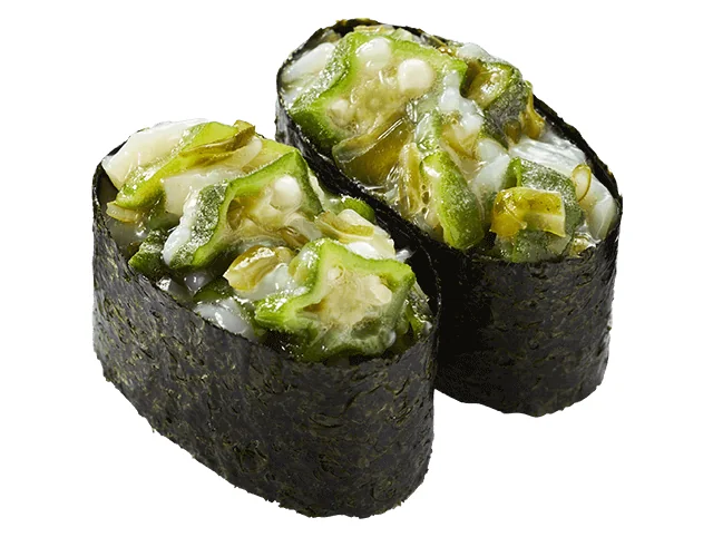 オクラいかめかぶ軍艦