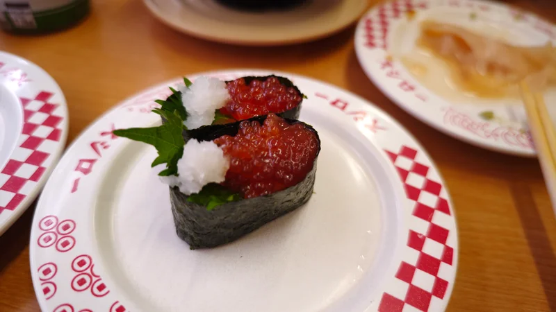 スシロー いくら軍艦